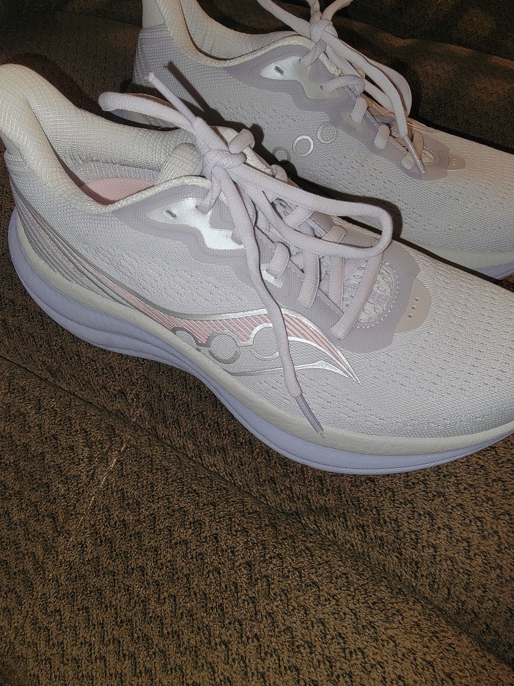 Saucony TRIUMPH 23 Women's Light Lavender/White and Pink Running Shoes